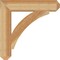 Ekena Millwork Thorton Craftsman Rough Sawn Bracket, Western Red Cedar, 4"W x 22"D x 22"H BKT04X22X22THR04RWR - alternate 2